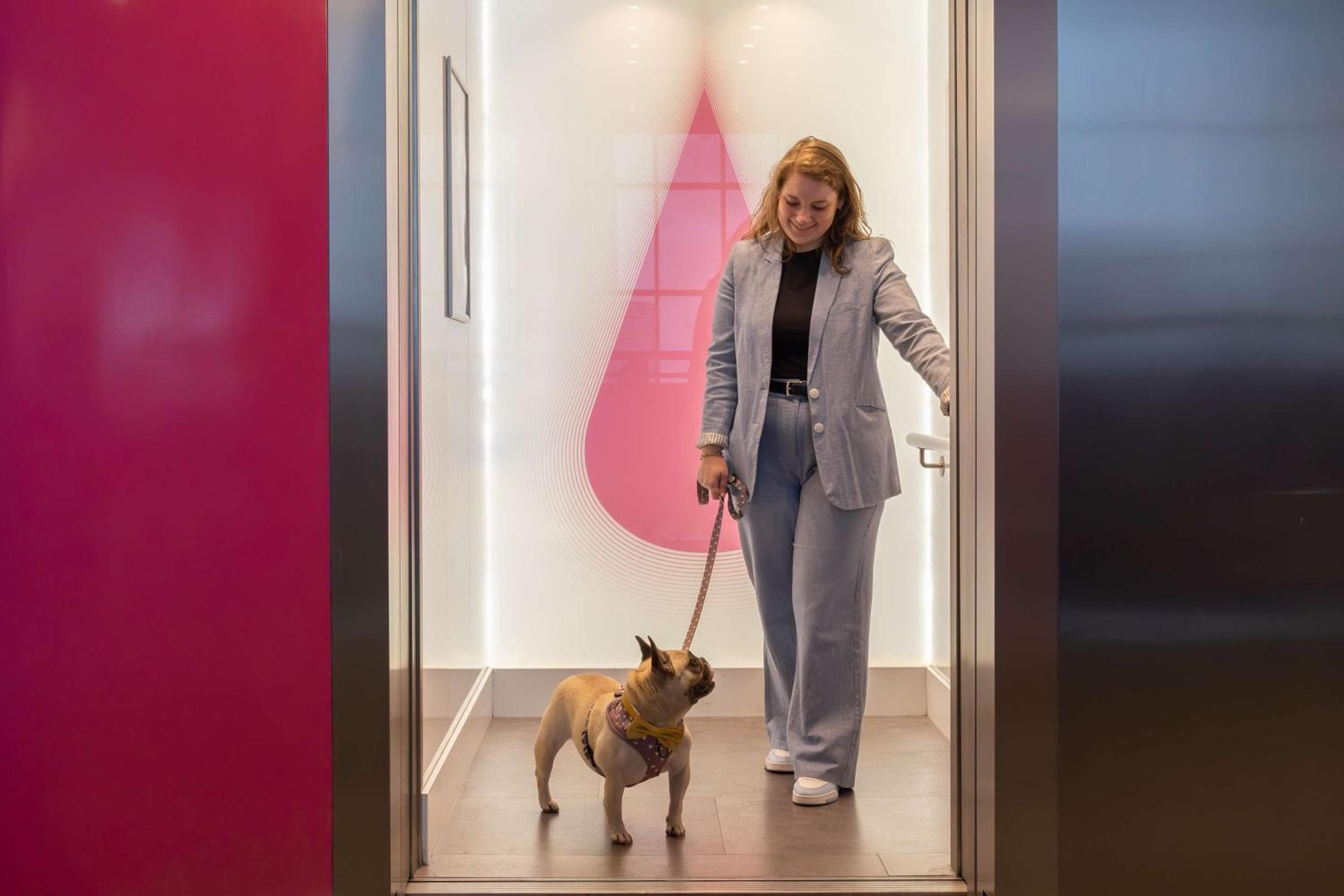 A dog at Park Inn by Radisson Amsterdam City West